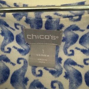 Chicos Seashorse knit Top